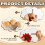 3 Pcs Safety Eye Tool Auxiliary Tool for Attaching Safety Eyes for Crocheting Crochet DIY Stuffed Animal Install 2