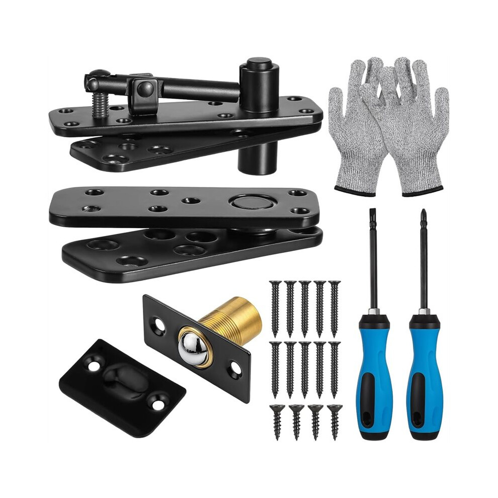 Hidden Pivot Hinge 570Lbs Heavy Duty Door Hinges 360 Rotation Hinges Hidden Pivot Hinge Hardware For Bookcase, Secret 6032147729807