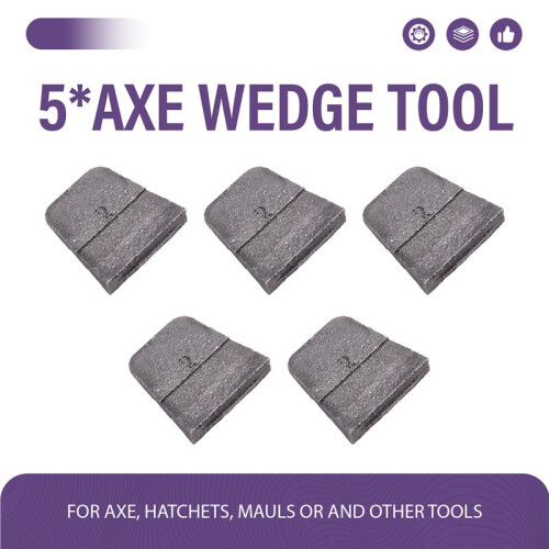 5PCS Steel Handle Wedge for Axe, Hatchets, Mauls or and Other Tools 1.5P 1