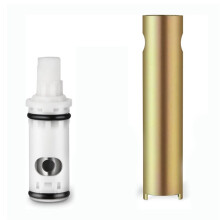 1224 1224B Faucet Cartridge Replacement Kit for Moen Most Double Handle Faucets, with 1pc 14272 Cartridge Removal Tool