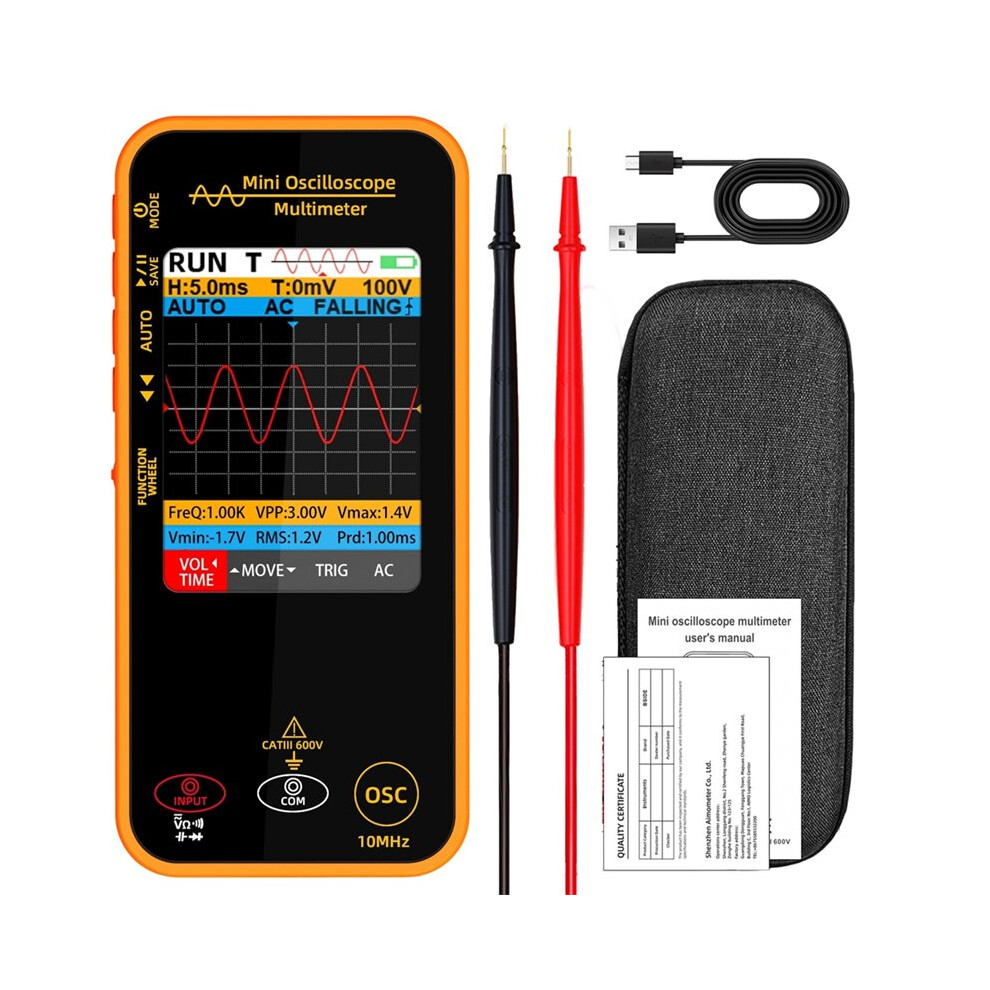 Graphic Digital Multimeter Oscilloscope High-Precision Multitester Resistance Voltage Capacitance Hz Continuity Tester 4713663133874