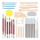 30PCS Clay Sculpting Tools with Wire Pottery Modeling Ceramics Polymer Tools Set for Clay Carving Molding 1