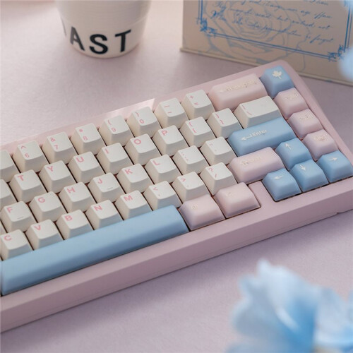 164 Keys  Profile Keycaps Set for Mechanical Keyboards, Double Shot PBT+PC 2