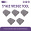 5PCS Steel Handle Wedge for Axe, Hatchets, Mauls or and Other Tools 2P 2