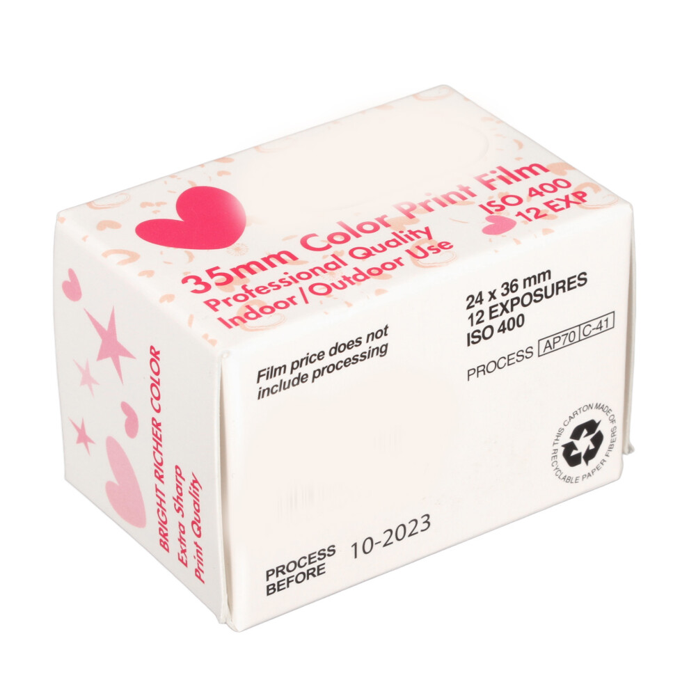 35Mm Color Film Iso 400, 12 Exposures, Medium Contrast For 135 Cameras 7621369395816