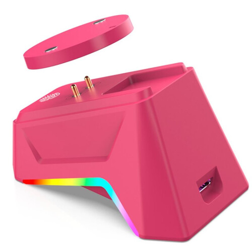 Wireless Mouse Magnetic Charging Base with Breathing Light Effect for  or  GPW4 Second Generation 1
