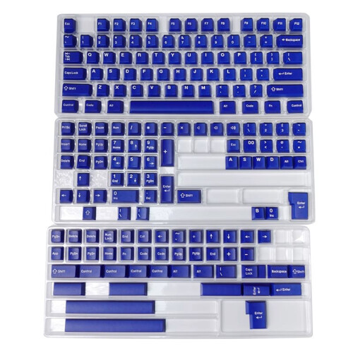 174 Keys PBT Profile Jade Keycaps for Game Mechanical Keyboard Double ...