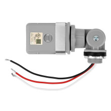 Fotozellensensor für Außenbeleuchtung, Dämmerungssensor, IP54 Wasserdichter Fotoelektrischer Schalter mit Schwenkhalterung