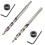 3/8" Drill Bit Set with Depth Stop Collar & SQ2 Screwdriver Bits for Pocket Hole Jig System 6