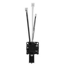 För X1/X1C 3D-Skrivare Hotend-Kit med Fläkt 0,4 mm Härdat Stålmunstycke Hot End 3D-Skrivardelar