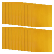Goldene Aluminiumfolie - 20 Blatt, 15 X 15 cm, Geprägt, Strapazierfähig für Bastel- und Heimwerkerprojekte
