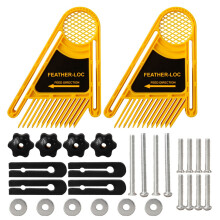 Adjustable Grid Feather Board - Woodwork DIY Tools, Woodworking Engraving Machine Double Featherboards Miter Gauge Slot