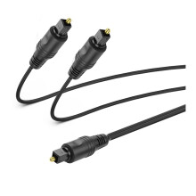 Digitaler Optischer Audio-Splitter 1 Eingang 2 Ausgänge Toslink Glasfaser 1 Stecker auf 2 Stecker Kabel für Heimkino-Stereoanlage 1 M