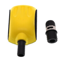 6Inch Vacuum Hand Sanding Block,Hook and Loop Sanding Holder,Dust-Free Sanding Pad for Polishing in Paint Woodworking