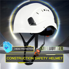 Casque de Sécurité Ventilé à Fentes pour la Construction, pour Hommes et Femmes, à Réglage par Crémaillère A