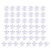 Set of 50 Clear Soft Silicone Earring Backs Safety Stoppers-A