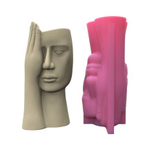 Concrete Mould Hand-Making Plant Pot Mold Hand-making Silicone