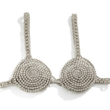 Beach Bikini Fashion Jewelry Body Halter Backless Chain-White K