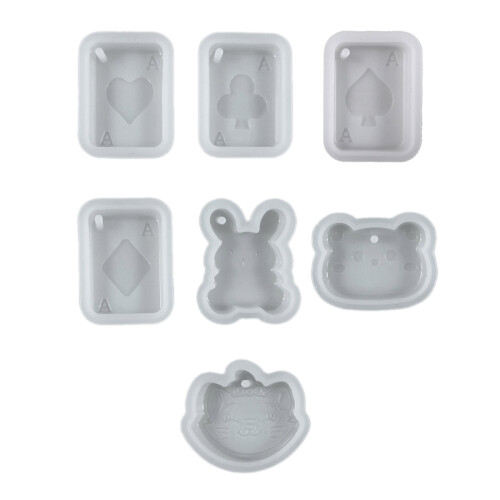 Different Shapes Resin Casting Molds Sign Molds Craft-hearts 2