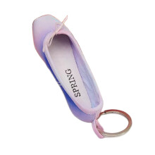 Handgefertigter Ballettschuh-Schlüsselanhänger, mehrfarbige-Blau