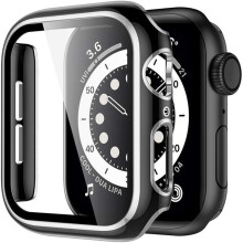 Apple Watch Screen Shield 44mm, Tempered Glass Waterproof Cover, Touch Sensitivity with HD Image Quality, Easy Installation, Full Protection, Fashion