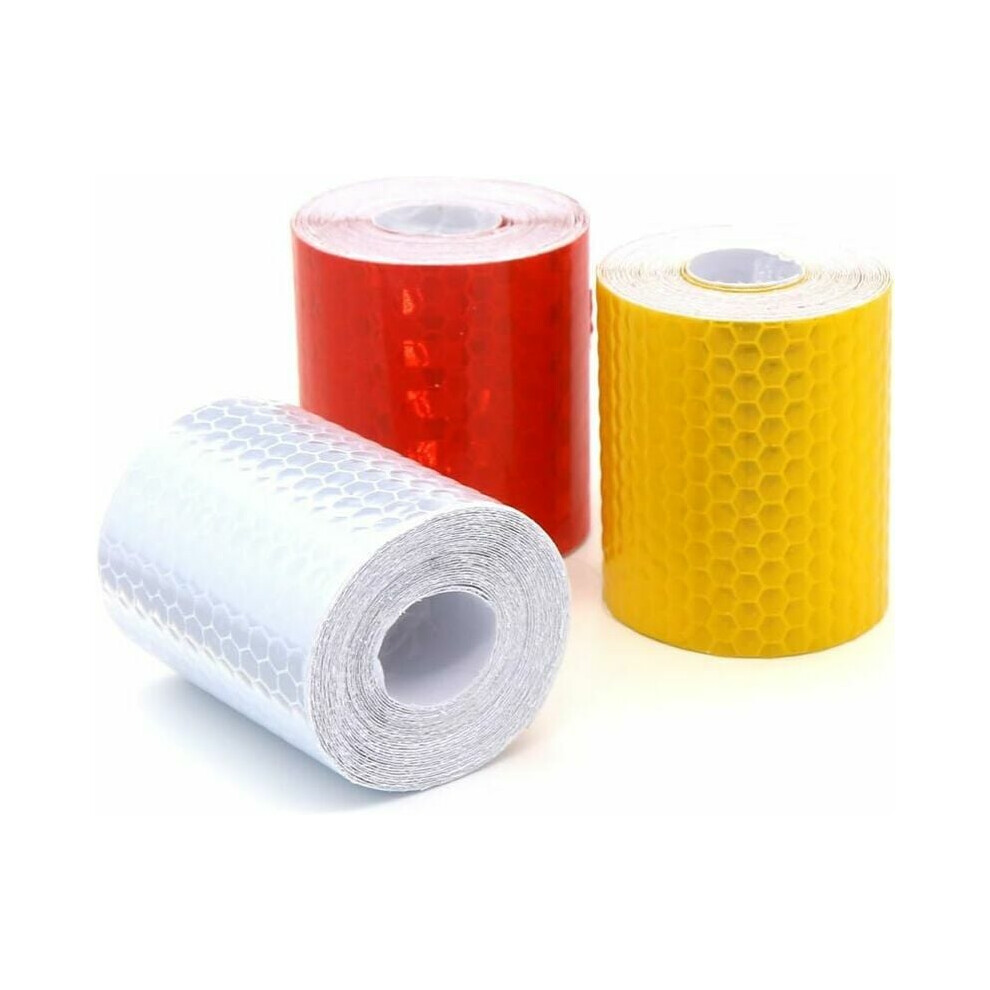 Safety Tape For Enhanced Night Visibility, Waterproof Film For Outdoor Use, Honeycomb Patterns For Improved Reflection, Thickened Adhesive Layer For 9405630817157