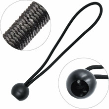 Cordes élastiques à boule pour tentes, sangles d'arrimage résistantes aux intempéries avec boule élastique lisse, idéales pour tendre les
