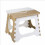 Portable Folding Step Stool, Ergonomic Design Space Saving Foldable Stool for Versatile Uses, Non Slip Surface Ensures Safety, Quality Guarantee on 1
