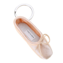 Mini-Ballettschuh-Schlüsselanhänger, mehrfarbige-hellbraun