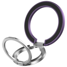 SecureHold-ring, magnetisk telefongreb og stativ, 360 fleksibel rotation, justerbar stativ med flere vinkler, passer til iPhone- og