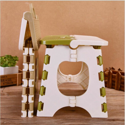 Portable Folding Step Stool, Ergonomic Design Space Saving Foldable Stool for Versatile Uses, Non Slip Surface Ensures Safety, Quality Guarantee on 2