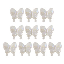 10Pcs/pack Luminous Butterfly Scattered-Transparent white