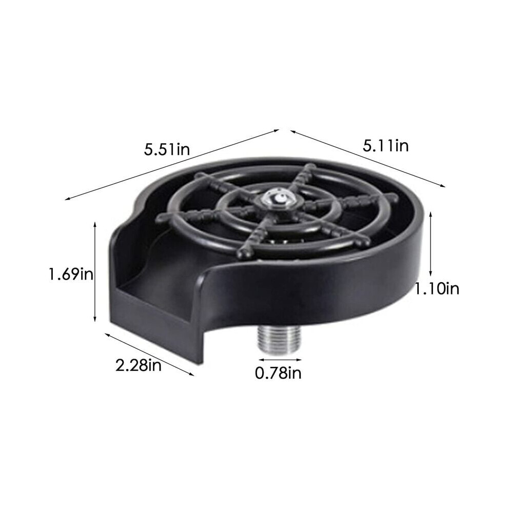 Glass Rinser For Kitchen Sink, Multi-Dimensional Cleaning With High-Pressure Nozzles For Quick Cleaning Solution 9169997081537
