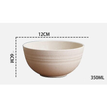 Unbreakable Cereal Bowls, Reusable Wheat Straw Bowl Set of 5, Deep Design Prevents Splashing, Perfect for Cereal Salad Fruit Rice Noodles, Healthy