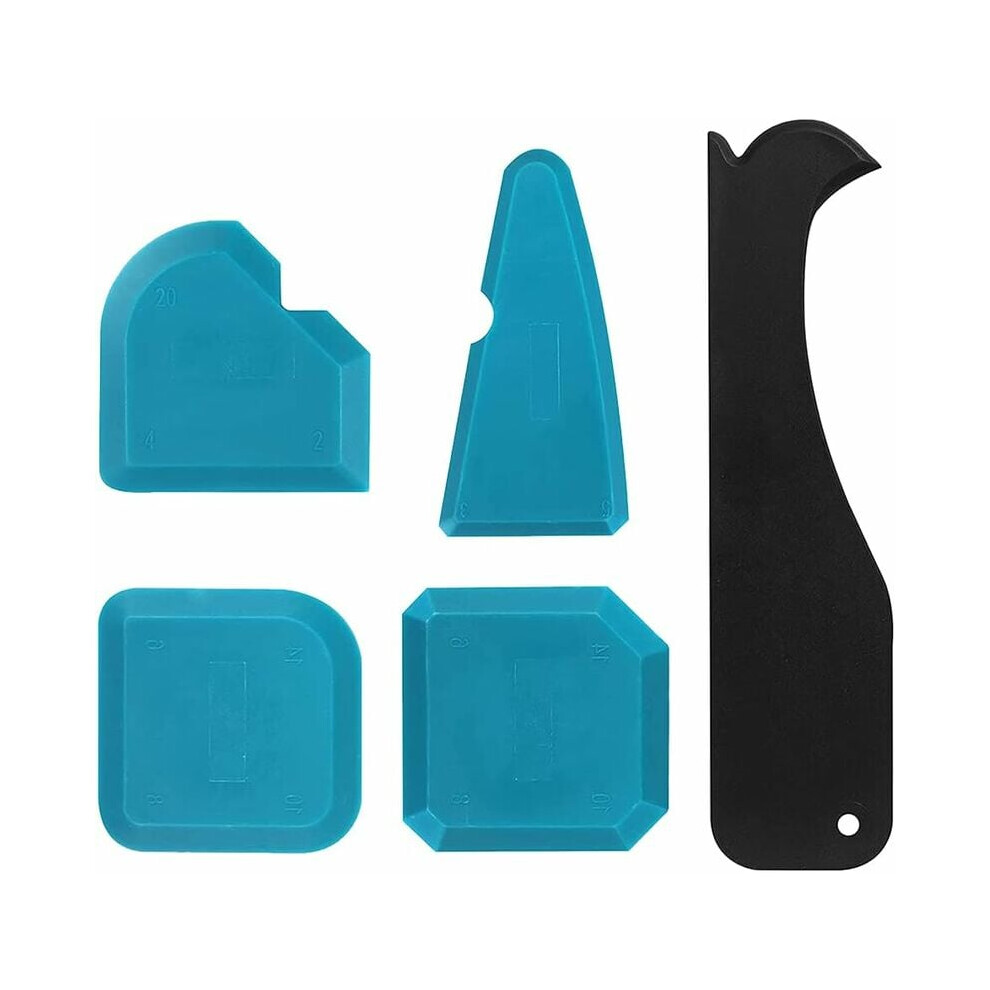 Durable Caulk Tools For Seamless Sealant Finishing, 5 Pieces Silicone Caulking Tools Kit For Effortless Caulk Application 9405630530186