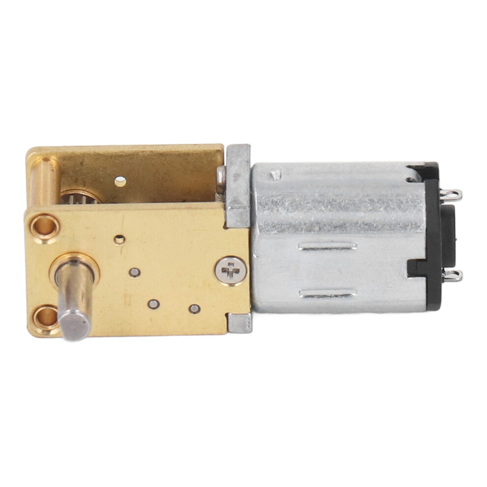 Turbo Worm Geared Motor 3V 15Rpm Brass Zinc Alloy Mini Reduction 9431369407871