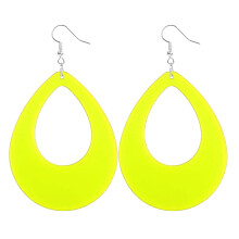 Water Droplet Earrings Aesthetic Sweet Neons Earring Hip-Yellow
