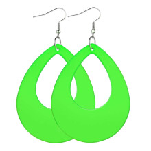 Water Droplet Earrings Aesthetic Sweet Neons Earring Hip-Green