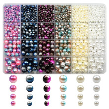 1890Pcs Spacer Beads with Holes DIY Jewelry Making 4/6/8/10mm