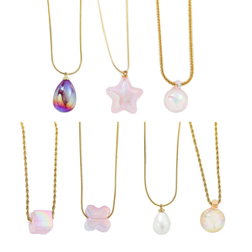 Ball Sweater Chain Sleutelbeenketting Niche Student-Pentagram 1