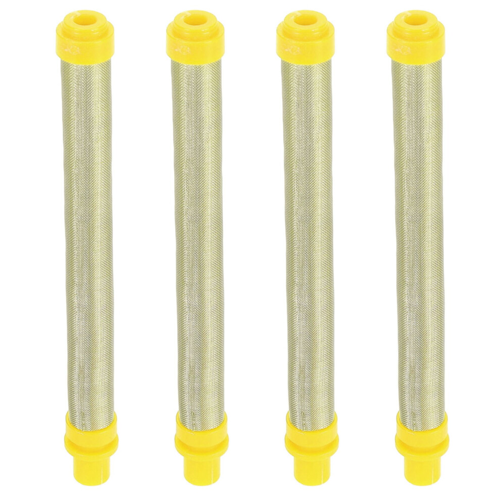 10Pcs Yellow High Efficiency Airless Spray Gun Filter 100 Mesh Accessories 9471370193899