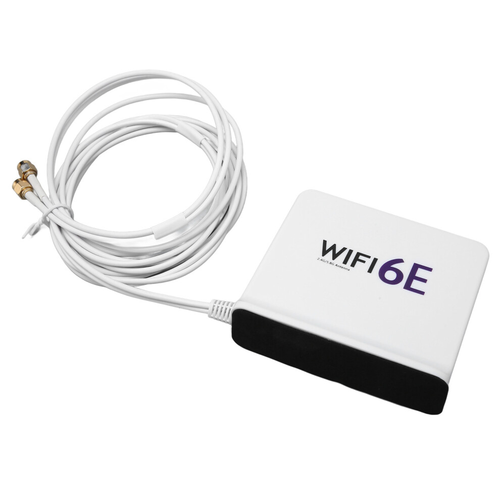 Wifi6e Omnidirectional Antenna 4Dbi Sma 2M For High-Gain Wireless White 8121369411978