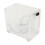 Hollow Cooling 360 Degrees Open Efficient Cooling System DIY ITX Computer Gaming Case, Clear Acrylic Mini ITX PC Case with High Utilization Simple Ins 7