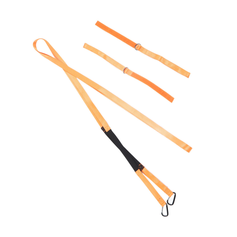 Orange Nylon Ski Harness D Hook, 210Cm Easy Safety Belt 7901369412547
