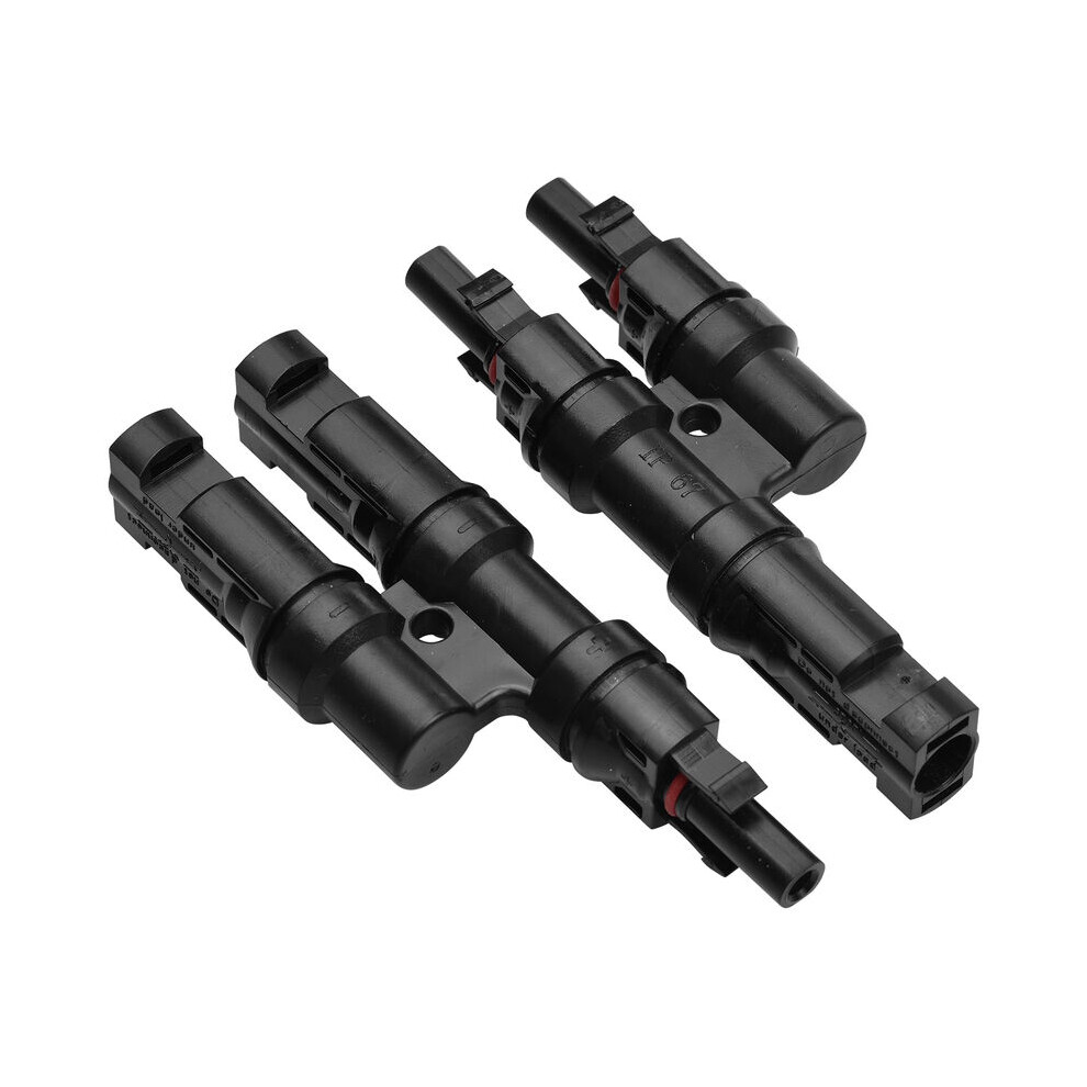 Branch Connector For Solar Panels, T Branch Connector Parallel Connection Solar Panel Cable Connector T-Type Combiner With Ip67 Rated Waterproof 9169997082060