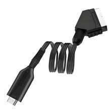 Sega Saturn Companion: High-Quality Rgb Scart Cable For Retro Gaming Enthusiasts, Plug And Play For Instant Connection, Supports Pal Format For