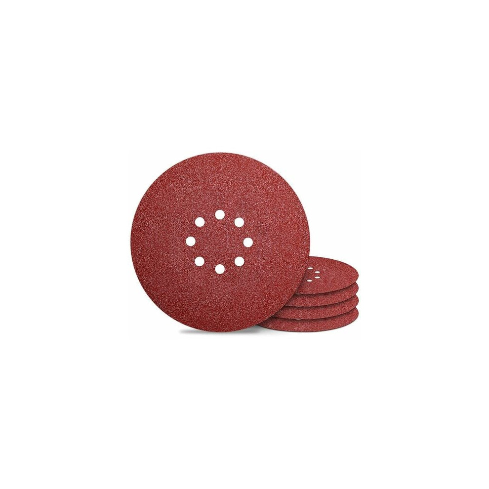 Sanding Discs, Resin Bonded Aluminum Oxide Abrasive With Hook & Loop Backing, Wide Application For Drywall Power Sander And Anti-Clogging Performance 9405630523997