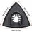 Hook & Loop Multitool Sanding Pads, Universal Triangular Sanding Pads for Fast Grit Swapping and Consistent Surface Finishing, Designed for Broad 2