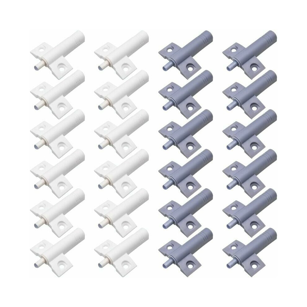 Cabinet Push Latches, Enhance Your Decor With Stylish Color Options, Push To Open Door Latch For Easy And Silent Access (24Pcs, Abs Material) 9405630193855