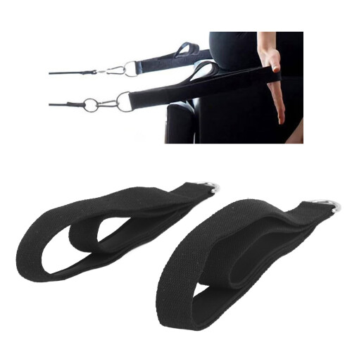 Durable Anti Slip Pilates Double Loop Straps for Flexible Training